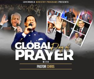 Global day of prayer with pastor chris